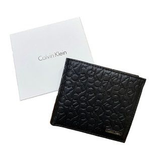 NEW* Calvin Klein Brown Leather Wallet 74285BRN